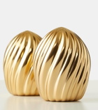 L'Objet Ripple Spice Jewels salt and pepper shakers