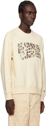 Billionaire Boys Club Beige Printed Sweatshirt