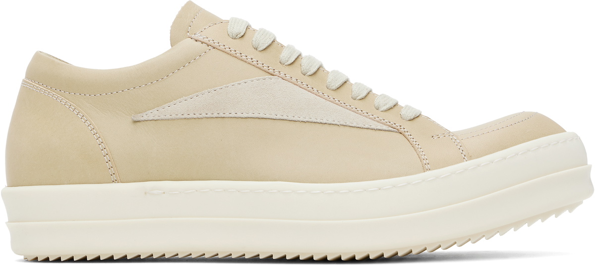 【Rick Owens】オフホワイト Hollywood Low Sneaks Off-White Hollywood Low Sneaks Sneakers by Rick Owens on Sale