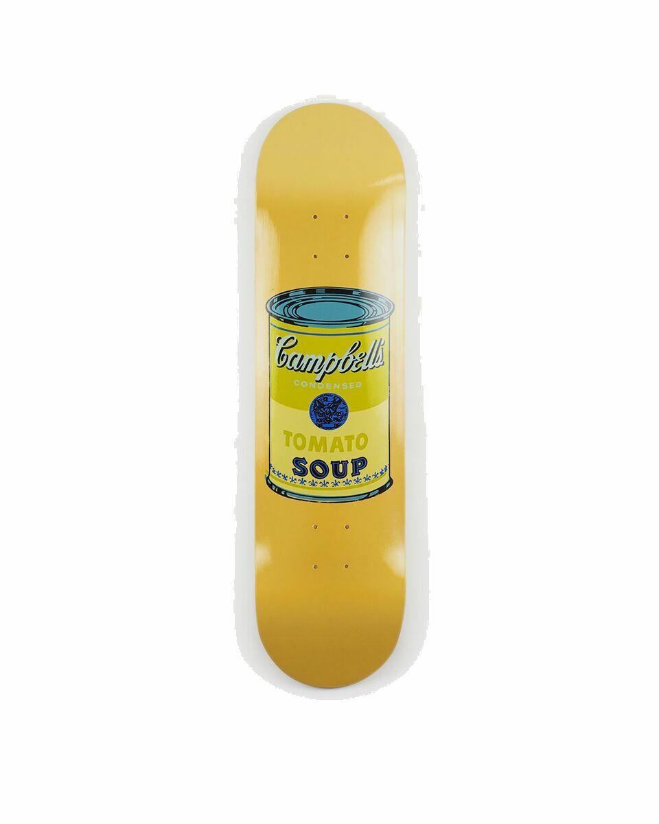 Photo: The Skateroom Andy Warhol Color Campbell's Soup Beige Deck Yellow|Beige - Mens - Home Deco