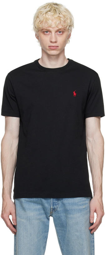 Photo: Polo Ralph Lauren Black Embroidered T-Shirt