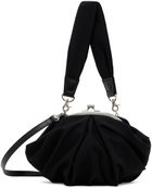 Y's Black Tuck Clasp Pochette Bag