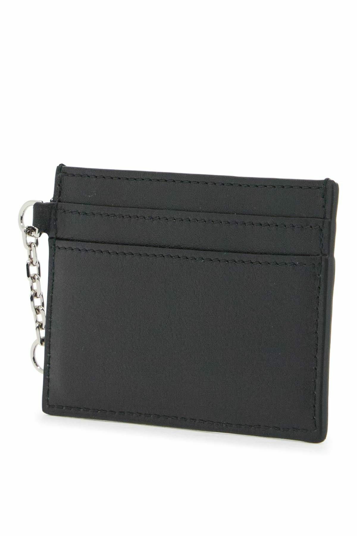 ALEXANDER MCQUEEN sling card holder door Black Alexander McQueen