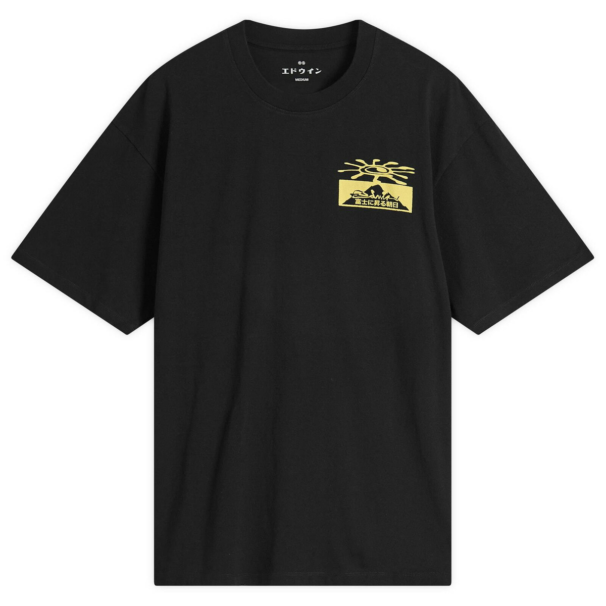 Edwin Men's Mount Fuji Dusk T-Shirt in Black