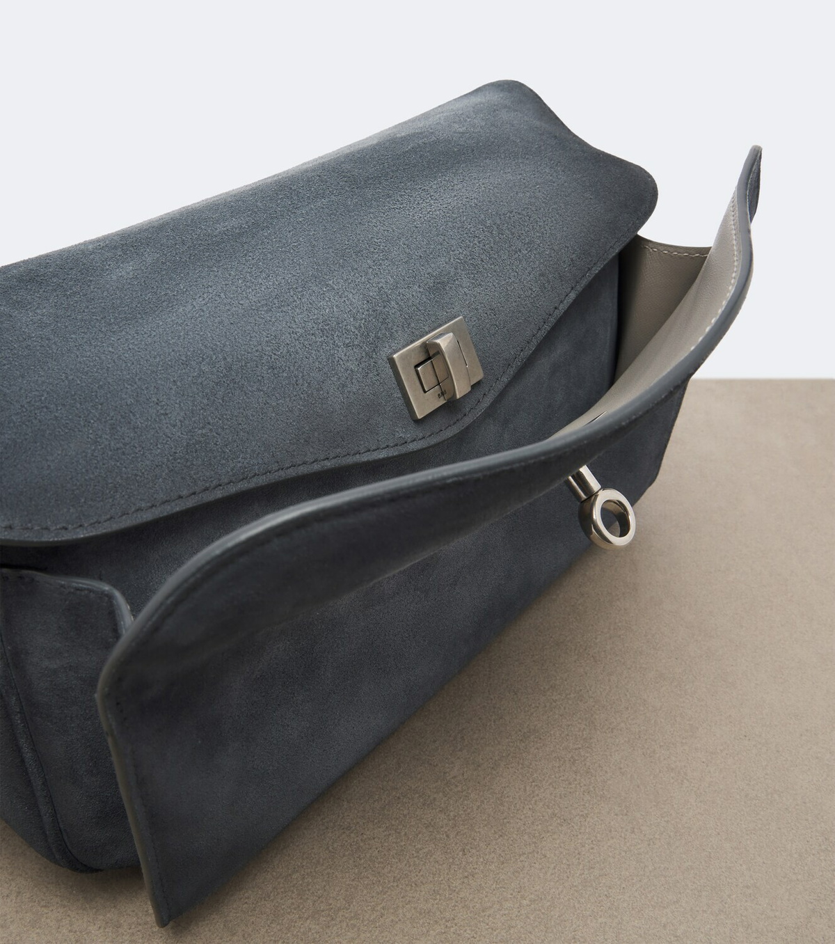 Balenciaga Le 7 Medium suede shoulder bag