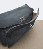 Balenciaga Le 7 Medium suede shoulder bag