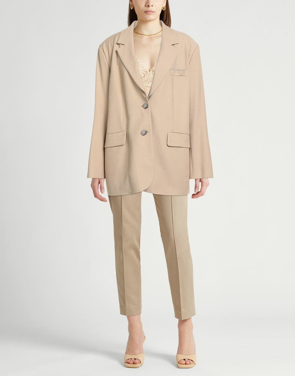 Peserico Womens Blazer Sand