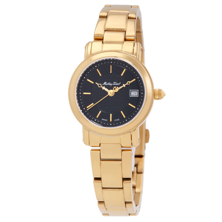 Photo: Mathey-Tissot City Quartz Black Dial Ladies Watch D31186MPN