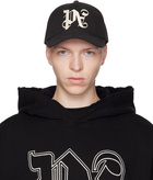 Palm Angels Black Monogram Cap