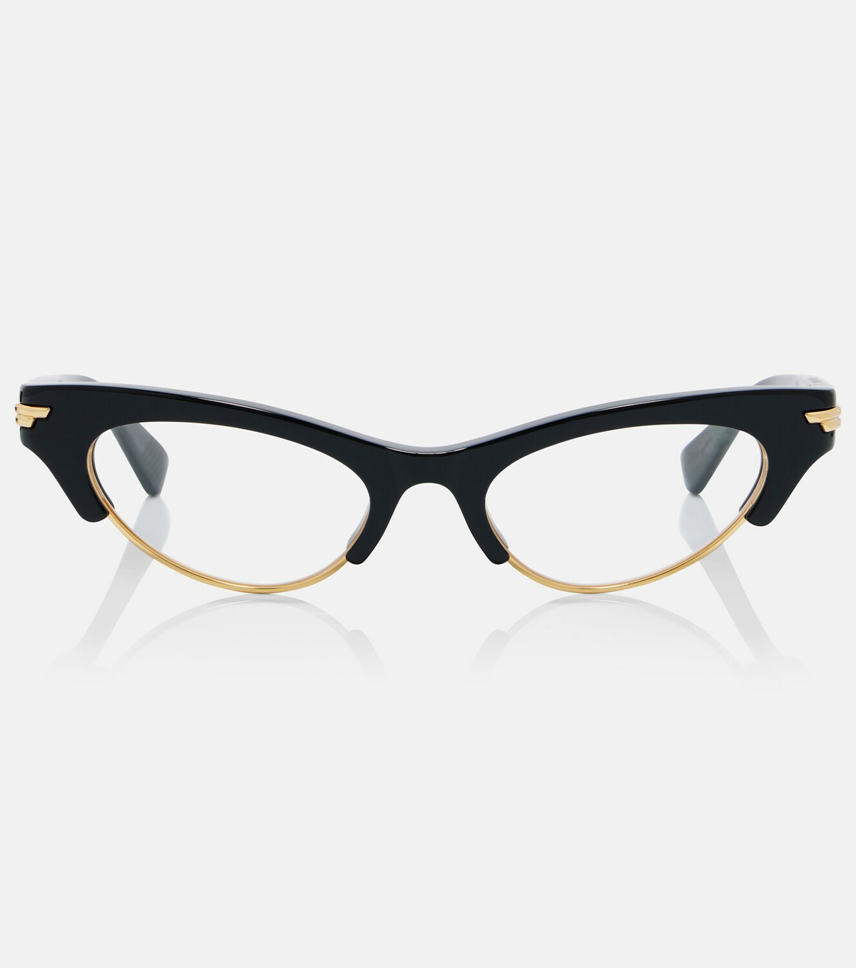 Bottega Veneta Fashion Show cat-eye glasses