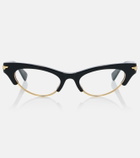 Bottega Veneta Fashion Show cat-eye glasses
