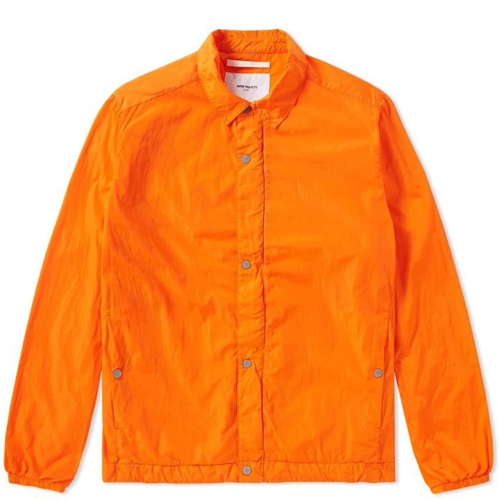 Photo: Norse Projects Svend Garment Dye Nylon Jacket Orange