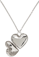 Numbering Silver #5000 Heart Micro Bag Necklace