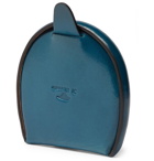 Il Bussetto - Polished-Leather Coin Case - Men - Blue