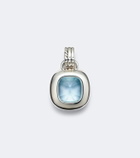David Yurman DY Mercer® 18kt gold and sterling silver pendant with topaz and diamonds