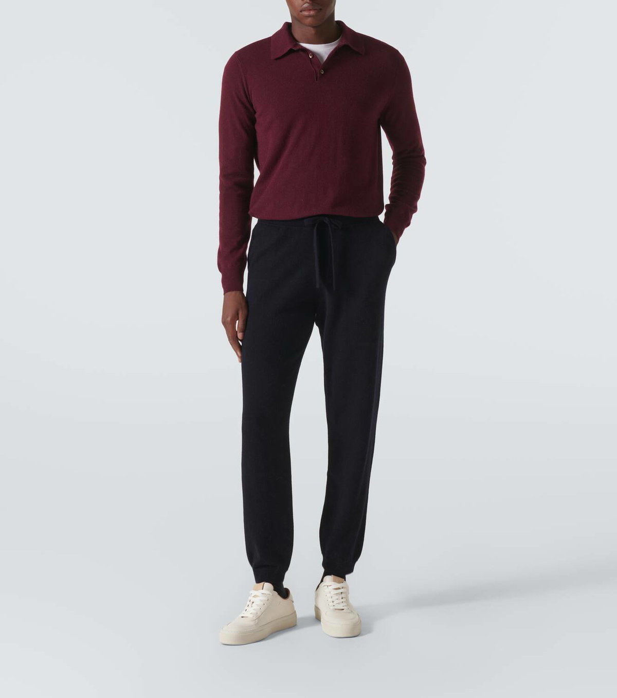 Allude Wool and cashmere sweatpants