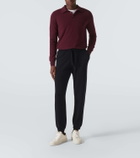 Allude Wool and cashmere sweatpants