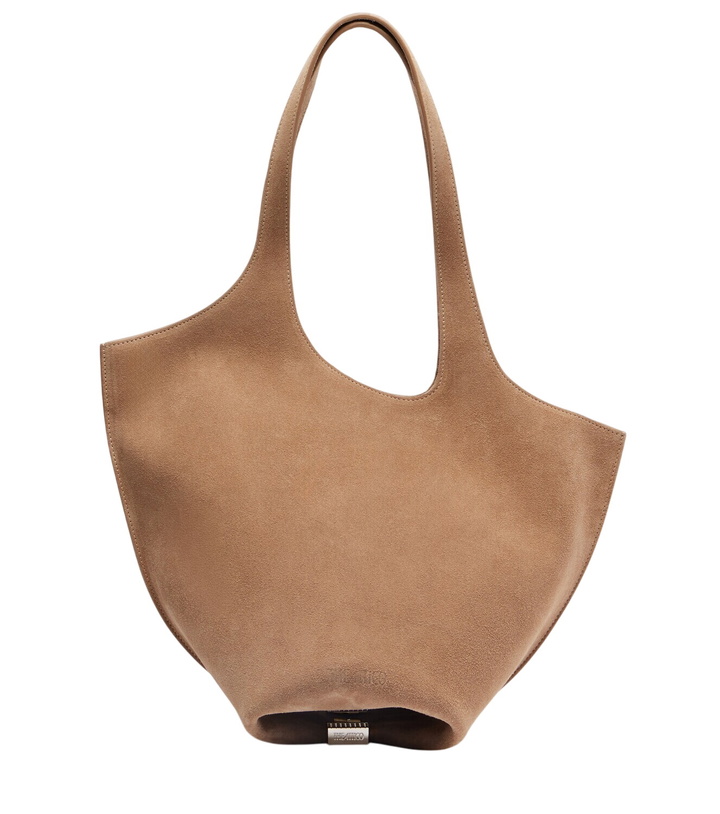 Photo: The Attico La Scoop Medium suede shoulder bag