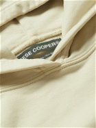 Reese Cooper® - Logo-Print Cotton-Jersey Hoodie - Neutrals