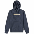 Alltimers Men's Broadway Embroidered Logo Hoody in Navy