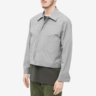 Uniform Bridge Men's Nylon Trucker Jacket in Grey