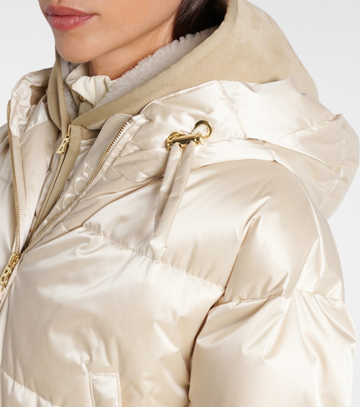 Bogner Lyra belted down ski jacket