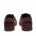 Nike Men's Dunk Low Retro Premium Sneakers in Burgundy Crush/Plum Eclipse