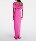 Carolina Herrera Sofia crêpe bustier gown