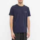 A.P.C. Men's Item Logo T-Shirt in Dark Navy