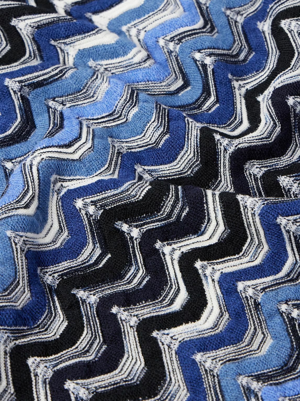 Missoni - Slim-Fit Striped Wool Sweater - Blue