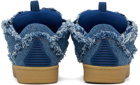 Lanvin Blue Curb Denim Sneakers