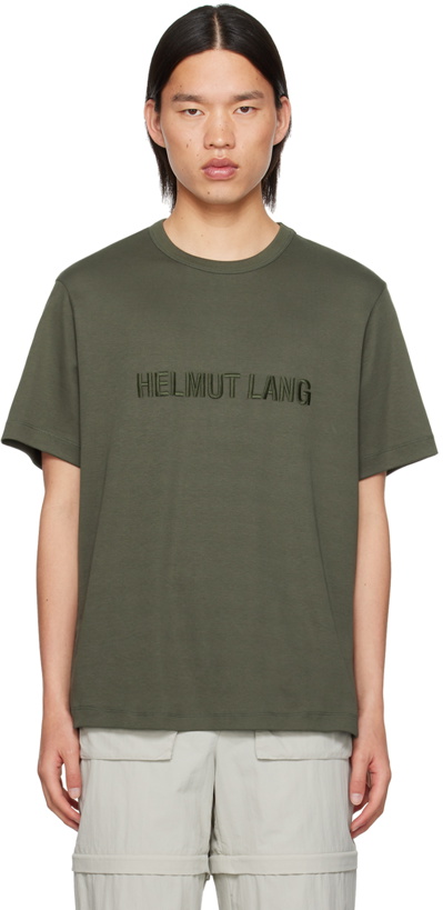 Photo: Helmut Lang Gray Embroidered T-Shirt