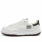 Maison MIHARA YASUHIRO Men's Blakey Low Original Sole Canvas Sneakers in White