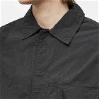 Ten C Men's Snap Overshirt in Black