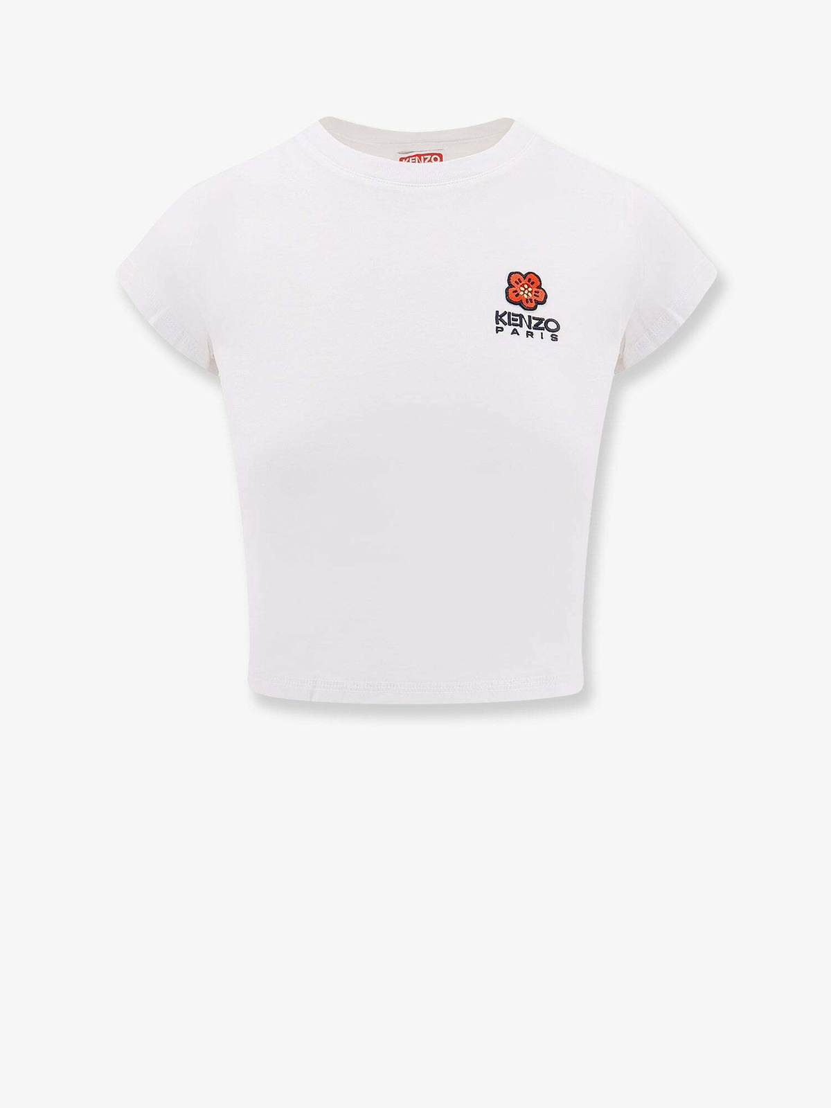 Tシャツ・カットソー KENZO Woman T-Shirt White FF58TS481D4SG 02 Kenzo T-Shirt In White - 55% Off | Editorialist