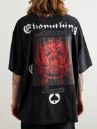 VETEMENTS - Motörhead Appliquéd Printed Cotton-Jersey T-Shirt - Black