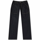 Alexander McQueen Men's Denim Worker Jeans in Indigo