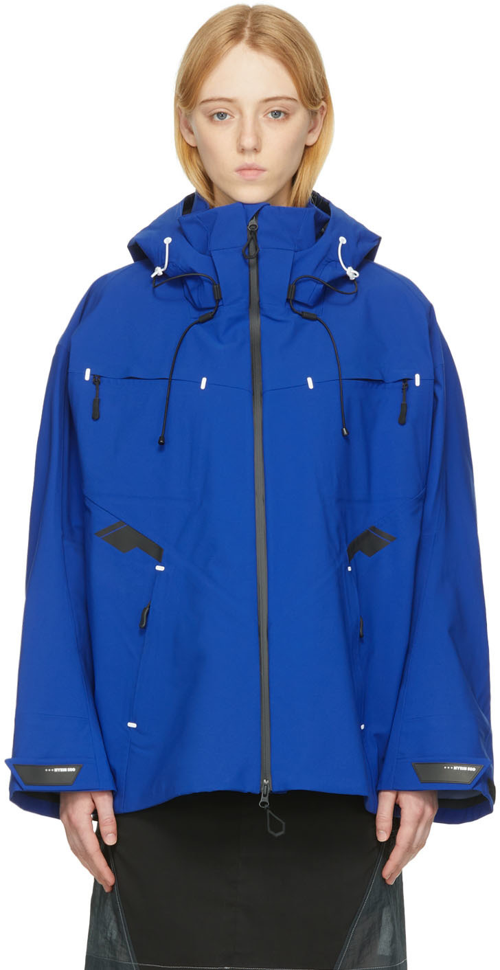 Hyein Seo Blue Polyester Jacket Hyein Seo