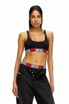 Diesel Three-pack ribbed high-waisted briefs - Panties Womens in Black