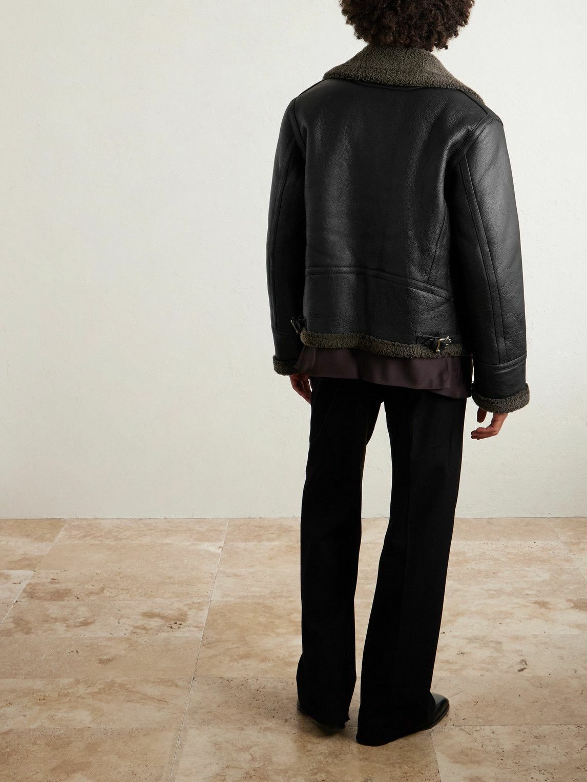 Enfants Riches Déprimés - Shearling Jacket - Black