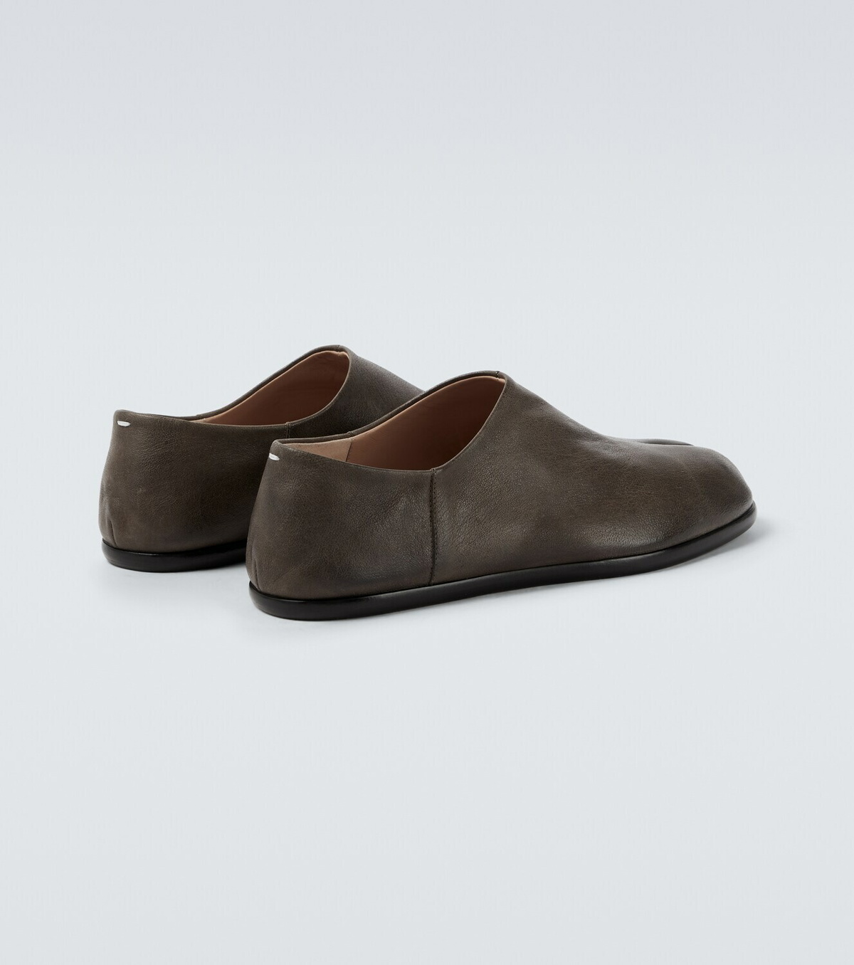 Maison Margiela Tabi leather slip-on shoes Maison Margiela