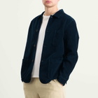 Portuguese Flannel Men's Labura Corduroy Chore Jacket in Navy