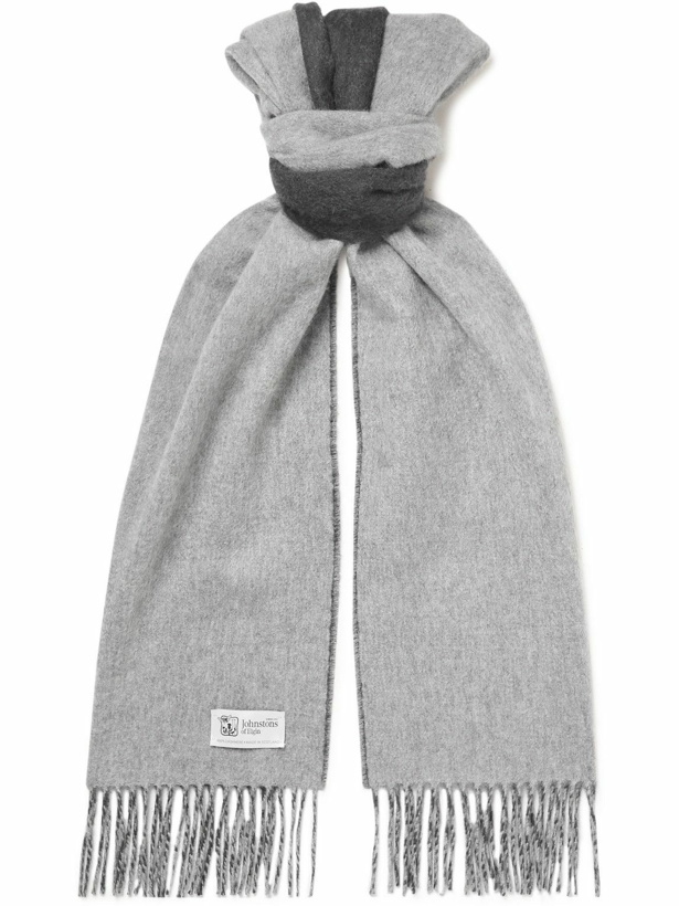 Photo: Johnstons of Elgin - Reversible Cashmere Scarf