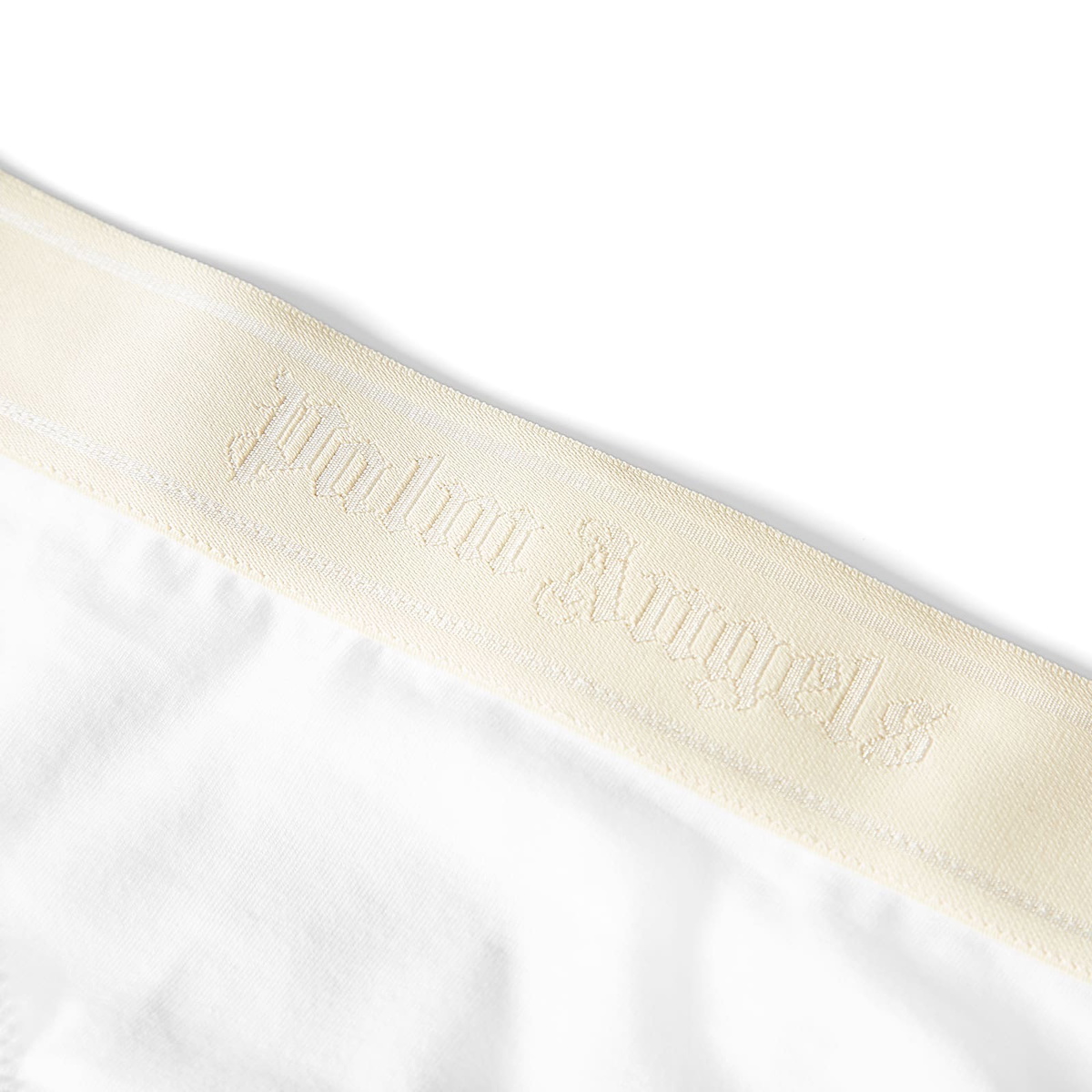 Palm Angels Women's Logo Tape Brazilian Thong in White