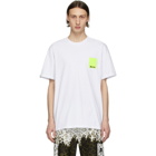 MSGM White Logo Square T-Shirt