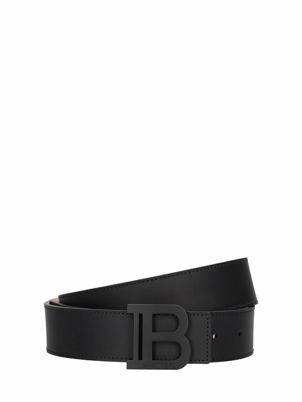 Photo: BALMAIN - 3.5cm Leather Belt