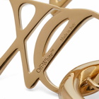 Off-White Women's Hoop Earrings in Gold