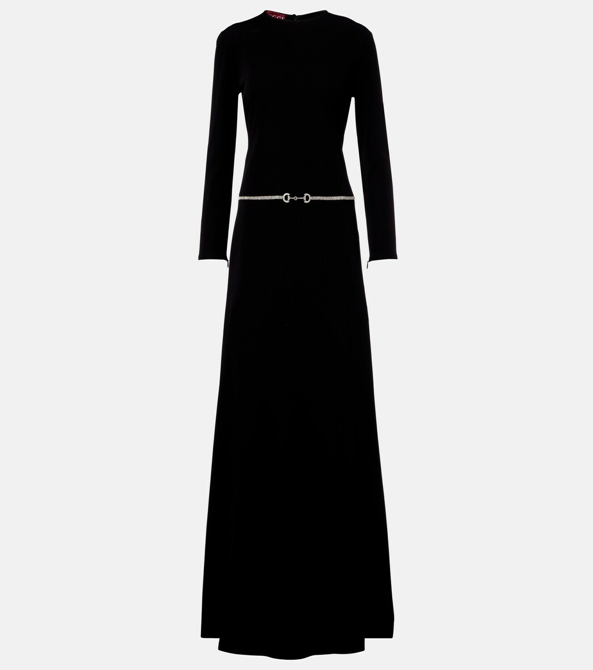Gucci Horsebit embellished jersey maxi dress