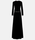 Gucci Horsebit embellished jersey maxi dress