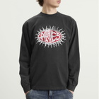 Aries Men's Faded Grunge Long Sleeve T-Shirt in Black